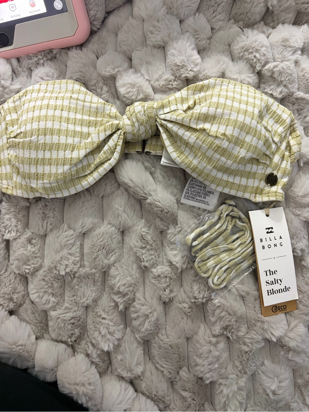Billabong The Salty Blonde Womens Bikini Top NWT MED